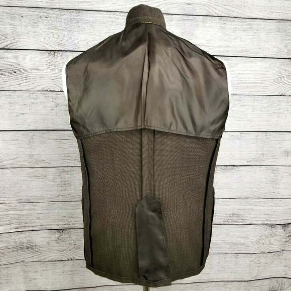 Kingsridge Men's 42 Button Front Blazer Sport Coat Suit Jacket Brown - Picture 6 of 8